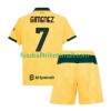 Fußballtrikots AC Mailand Santiago Gimenez 7 Kinder 2025-2026 Kurzarm 3rd trikot kaufen
